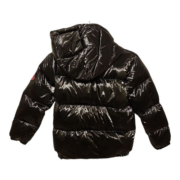 SOLD!! MONCLER Girl's Black Puffer Jacket - Size 5 - Picture 2 of 12